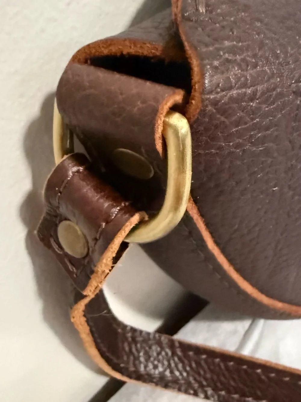 NWOT Portland Leather Small Coldbrew Koala Crossbody Bag